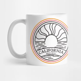 California Dreamin' - vintage design Mug